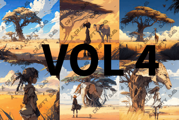 Anime African Savannah Vol 4: Visual Assets