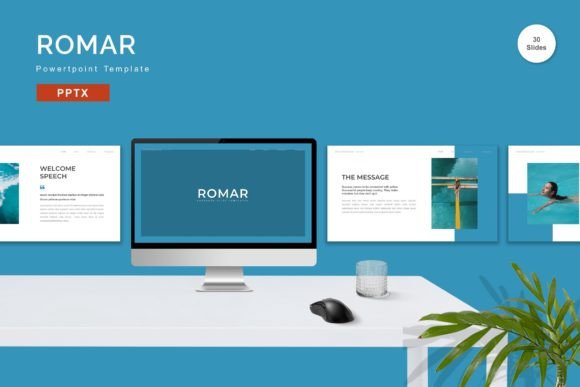 Elevate Your Presentations with the Versatile Romar - Powerpoint Template