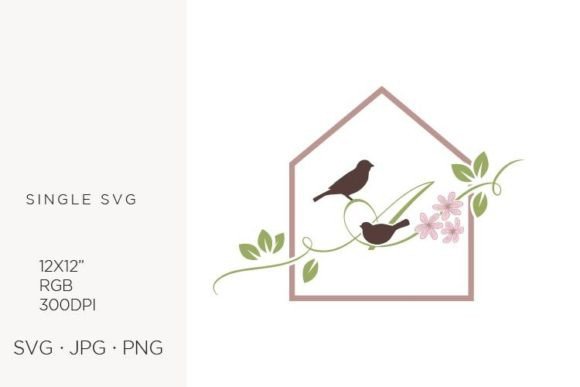 Evaluating the Birds Floral House Letter A Vector Asset for Professional Design