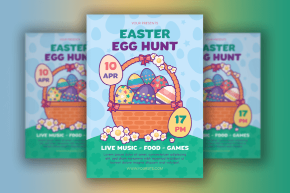 Evaluating the Easter Egg Hunt Basket Poster for Spring Event Promotion