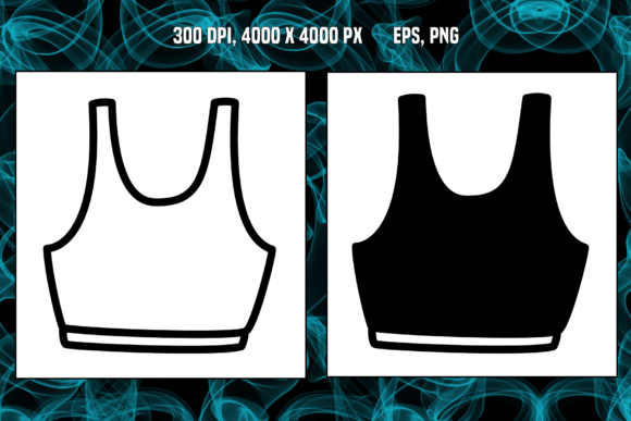 Evaluating Two Icons of Women’s Tops for Fitness: A Guide to Vector Design Assets