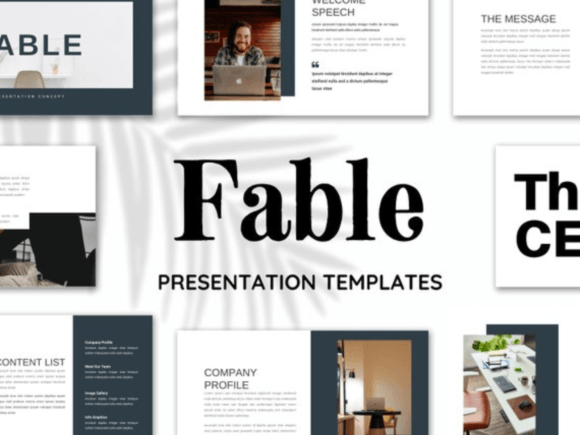 Fable Canva Presentation Template Guide