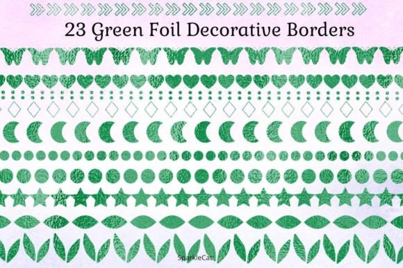 Green Foil Borders: Elevate Your Design Aesthetic