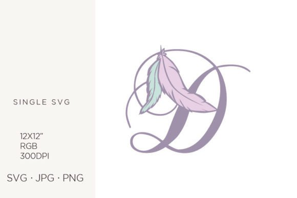 Integrating Bohemian Feather and Boho Letter D into Professional Design Workflows
