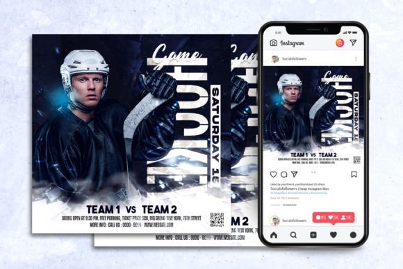 Streamlining Your Visual Strategy with a Baseball Social Media Post Template